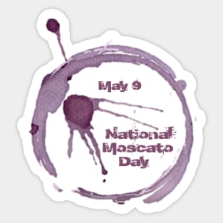 National Moscato Day Sticker